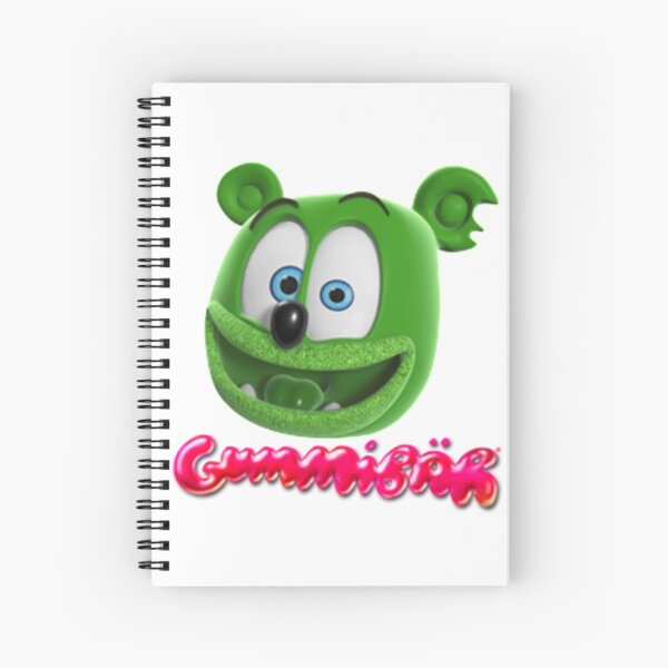 Caderno Espiral Gummy Um Urso Grande Abraçando Um Belo Bear Gummy