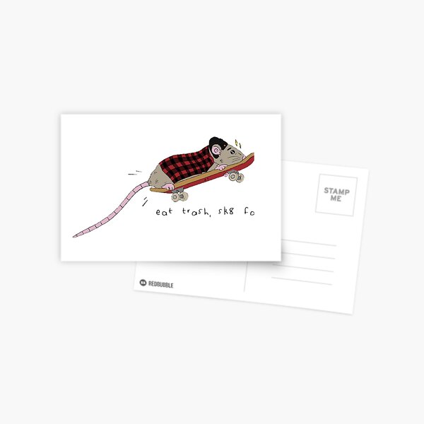 skater rat Postcard