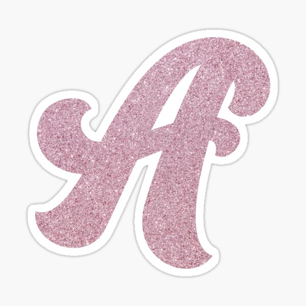 Item preview, PINK GLITTER LETTER A designed and sold by jeanlouise.