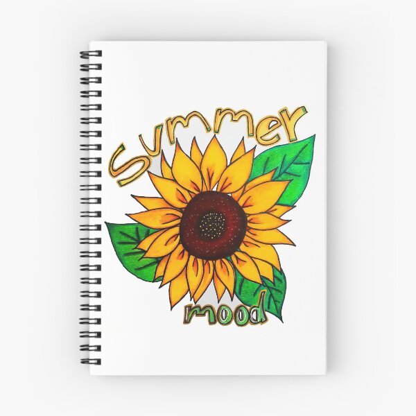 Item preview, Sunflower summer mood good vibes illustration designed and sold by Adri Graterol.