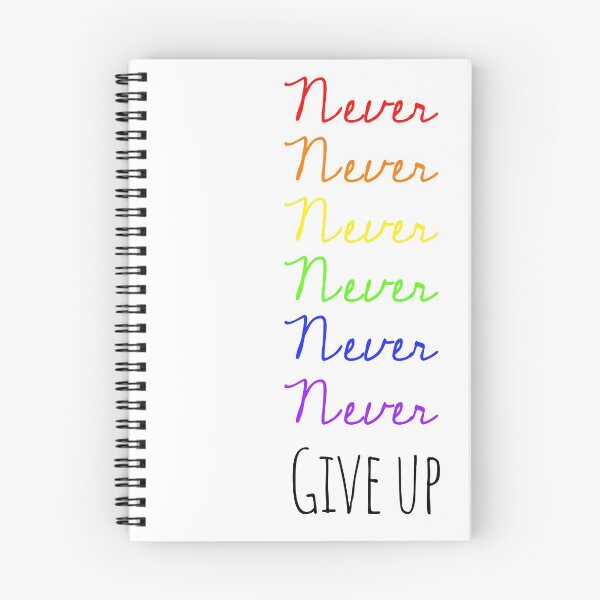 Item preview, Never never never never Give Up designed and sold by Flip & Flop.