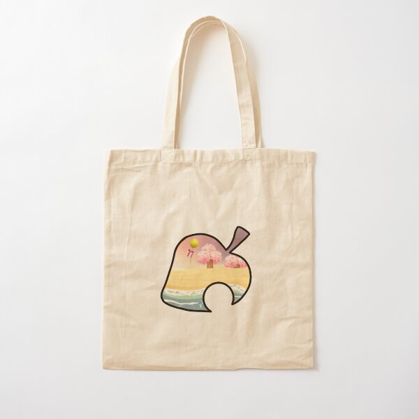 Scène de plage Animal Crossing Tote bag classique