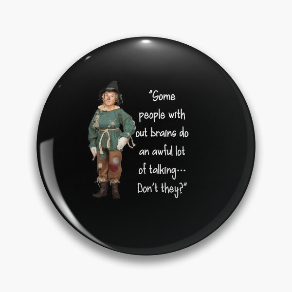 Item preview, Wizard Of Oz Quote Scarecrow designed and sold by TopSmartDesigns.