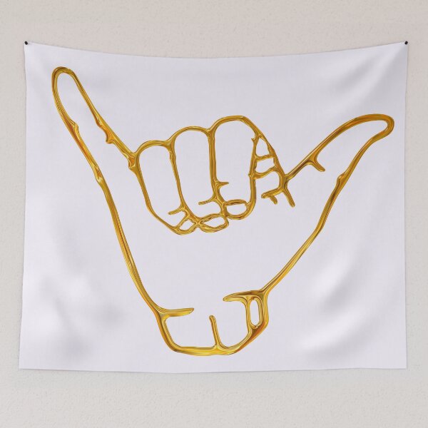 Artikelvorschau, Shaka III Gold like hand gesture entworfen und verkauft von TJ Devadatta Best.