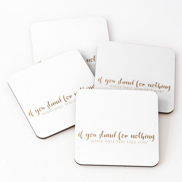 Item preview, if you stand for nothing, what will you fall for? designed and sold by gabi-young02.