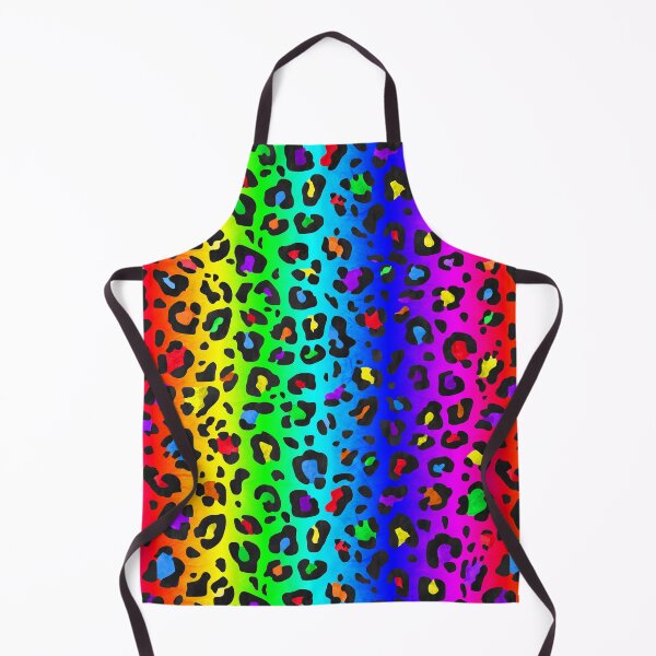 Item preview, Double Rainbow Leopard Print All Over Animal Pattern designed and sold by Bumblefuzzies.