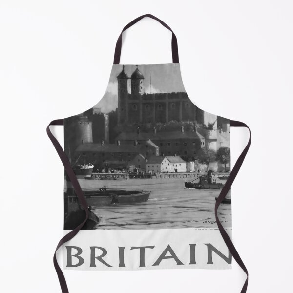 Item preview, Britain Noire vintage travel poster designed and sold by stickart-marek.