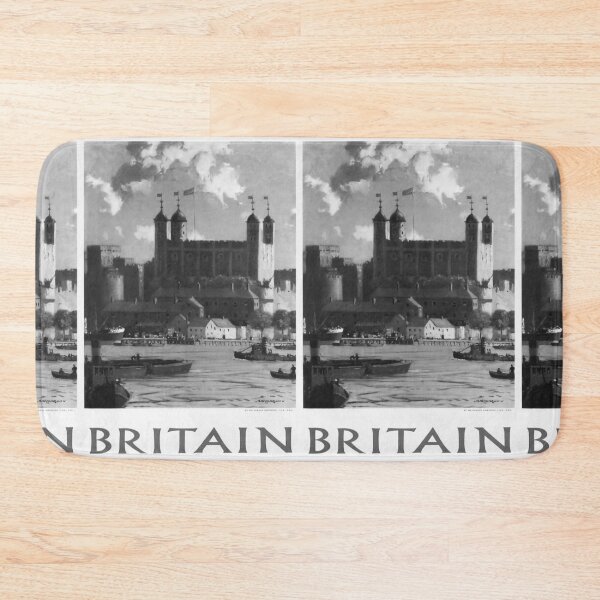 Item preview, Britain Noire vintage travel poster designed and sold by stickart-marek.