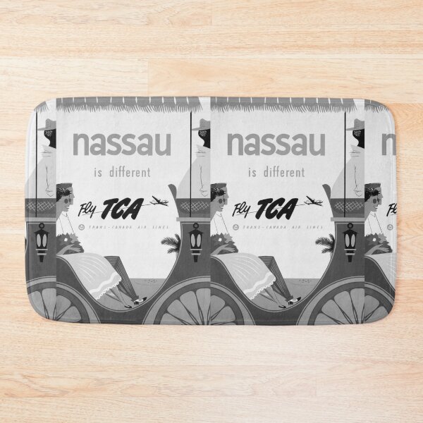 Item preview, Nassau is diferent Noire vintage travel poster designed and sold by stickart-marek.