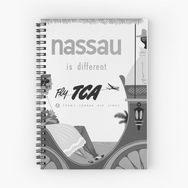 Item preview, Nassau is diferent Noire vintage travel poster designed and sold by stickart-marek.