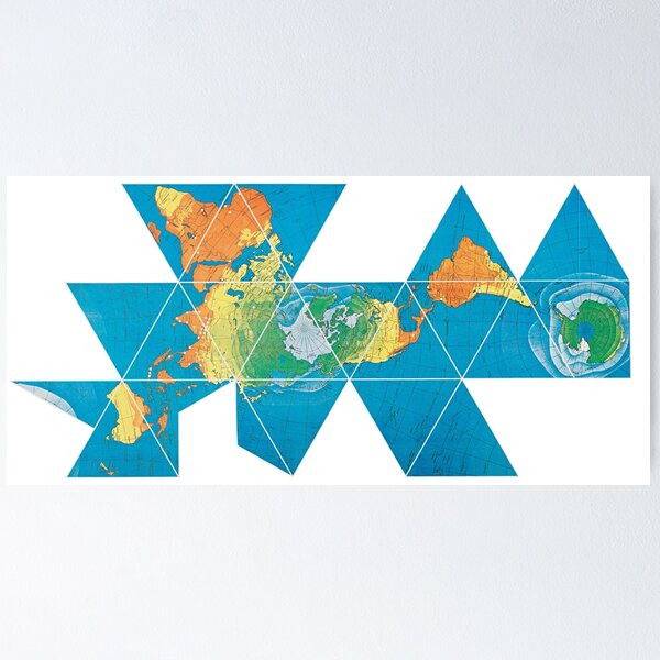 Item preview, Dymaxion Map designed and sold by Gustavo Rodríguez.