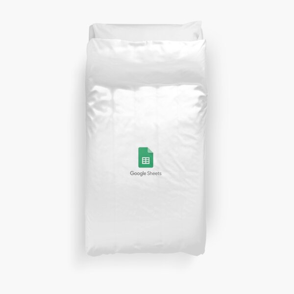 Google sheets Duvet Cover