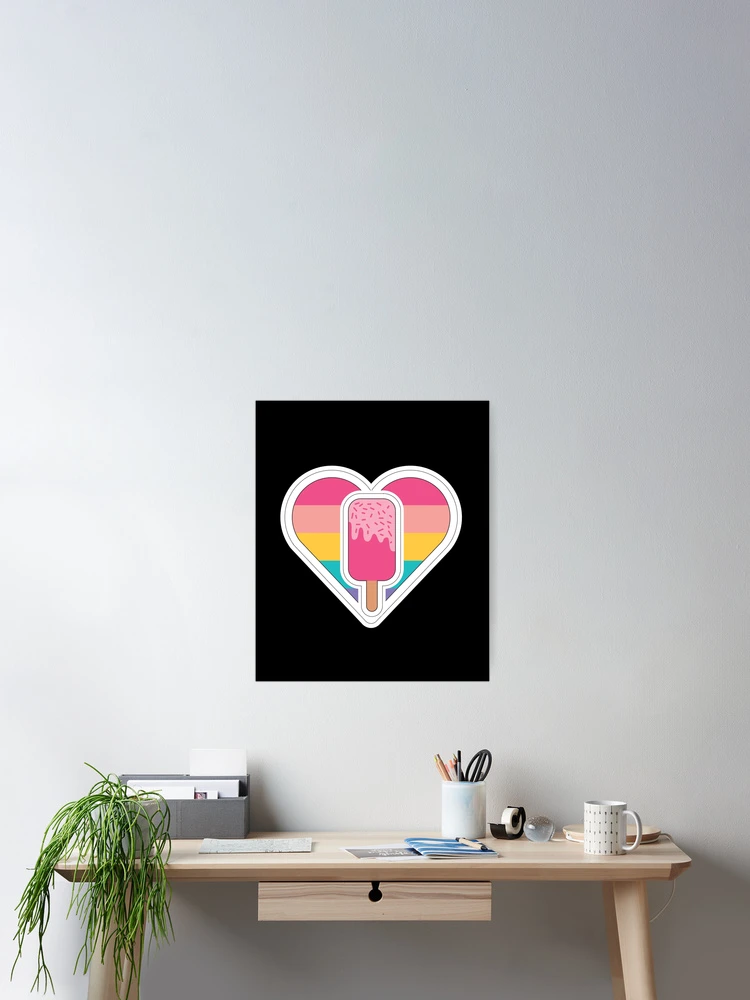 Thumbnail 2 of 3, Poster, Popsicles In The Heart designed and sold by DELMEO.