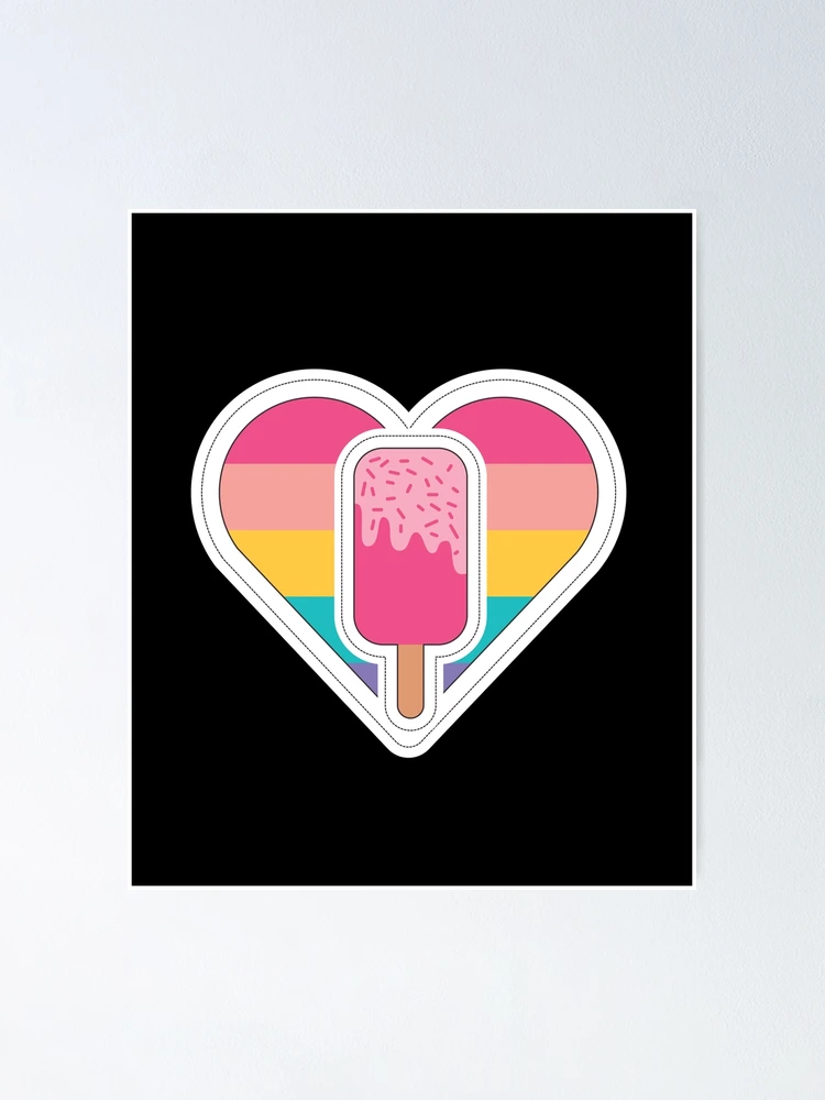 Thumbnail 1 of 3, Poster, Popsicles In The Heart designed and sold by DELMEO.