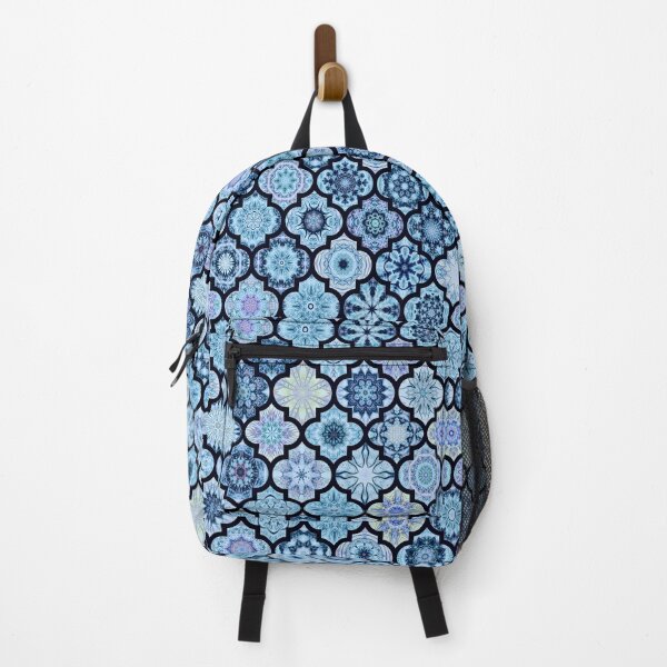 Item preview, Moroccan Tile Pattern Blue designed and sold by Red Witch Art.