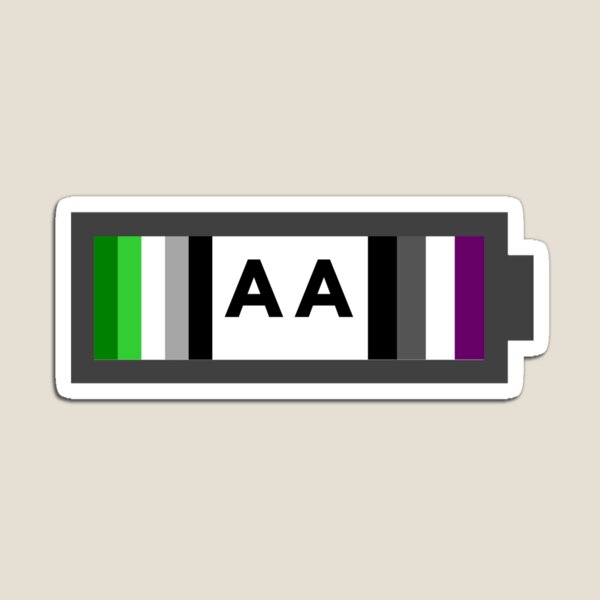 Aperçu de l'œuvre Double A Pride (Aromantic & Asexual) créée et vendue par FallenxStarr.