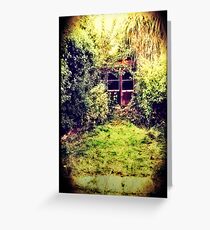 The Shed at the End of the Garden Greeting Card