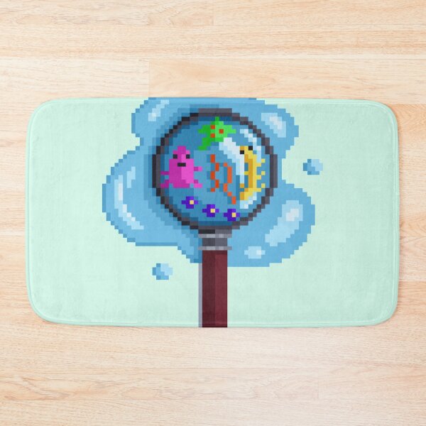 Item preview, Pixelated Magnifying Germ and Bacteria designed and sold by HopeDetour.