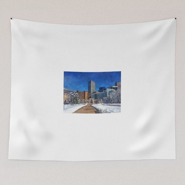 Item preview, Snowy Day in Denver designed and sold by Mathilde GT.