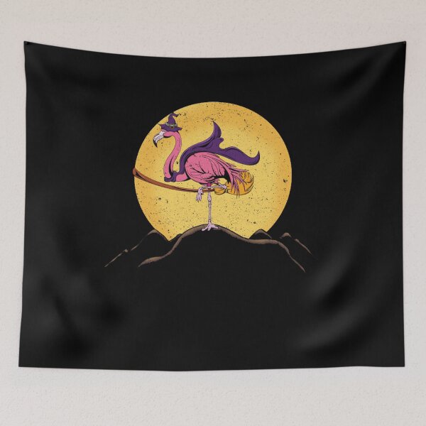 Item preview, Halloween Flamingo Witch designed and sold by BRONZELBTAYLOR.