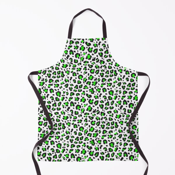Item preview, Green, Black and White Leopard Print All Over Animal Pattern designed and sold by Bumblefuzzies.