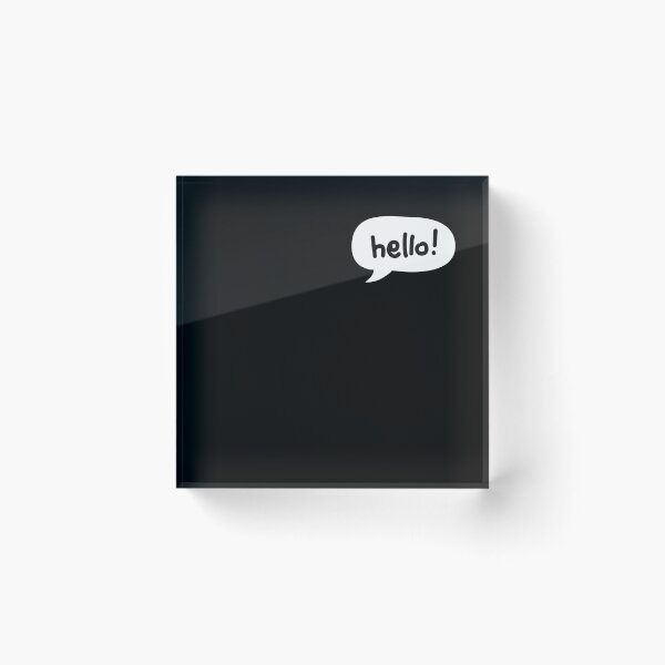 Item preview, Hello. Comics Speech Balloon Dialog Box designed and sold by vomaria.