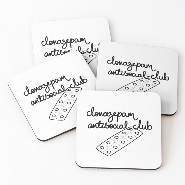 Item preview, Clonazepam Antisocial Club designed and sold by ABitterPeculiar.