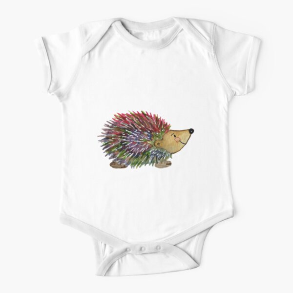 Hedgie Short Sleeve Baby One-Piece