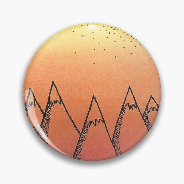 Item preview, Sunrise and mountains designed and sold by 8-bit-whit.