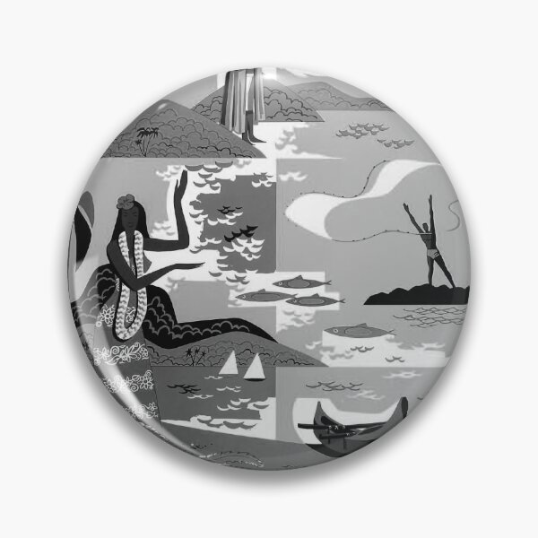 Item preview, Hawaii Noire vintage travel poster designed and sold by stickart-marek.