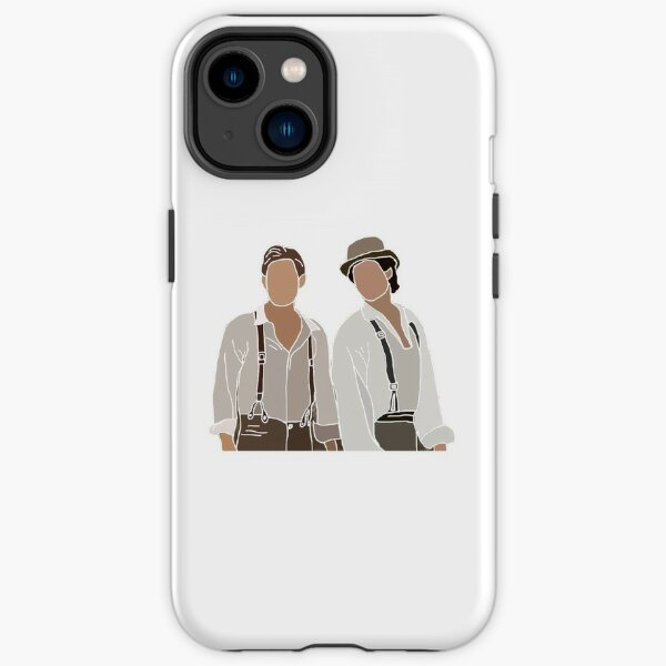 Damon and Stefan Salvatore Vampire Diaries Drawing iPhone Tough Case