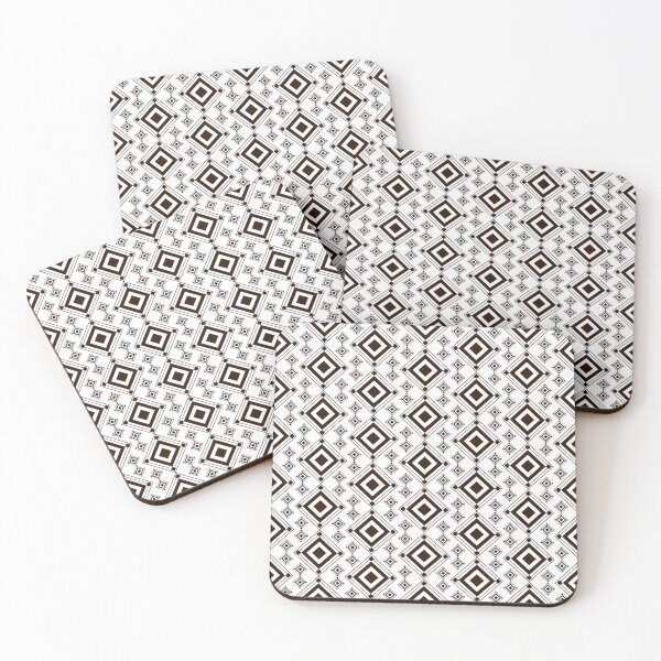 Item preview, Brown Square Pattern designed and sold by Gustavo Navarro.