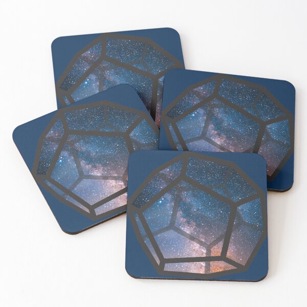 Item preview, 12 Sided Die Blue and Orange Galaxy designed and sold by WildRose271.