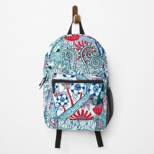 Item preview, Floral Jungle Blue designed and sold by The Rage Garden.