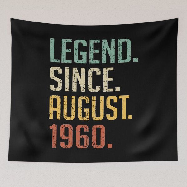 Item preview, Legend Since August 1960 60th Birthday Gift 60 Years Old Vintage August 1960 designed and sold by Takatv.