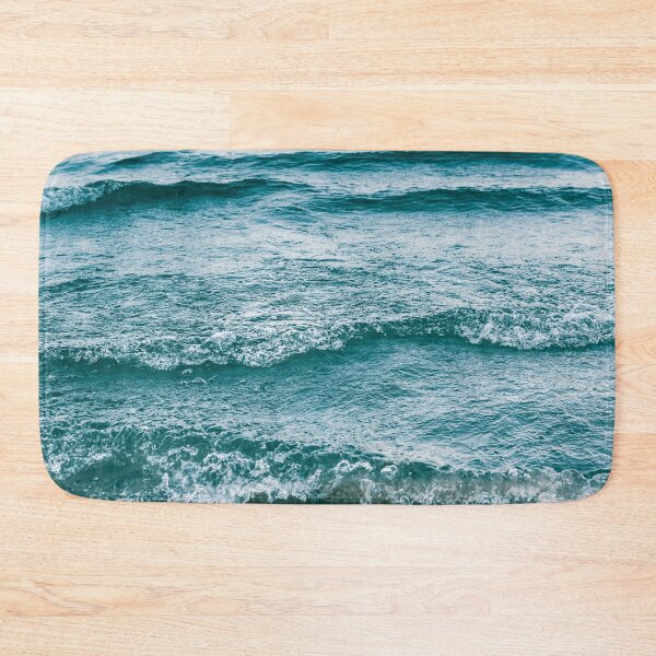 Item preview, Green Lake Waves Abstract designed and sold by Amy Mitchell.
