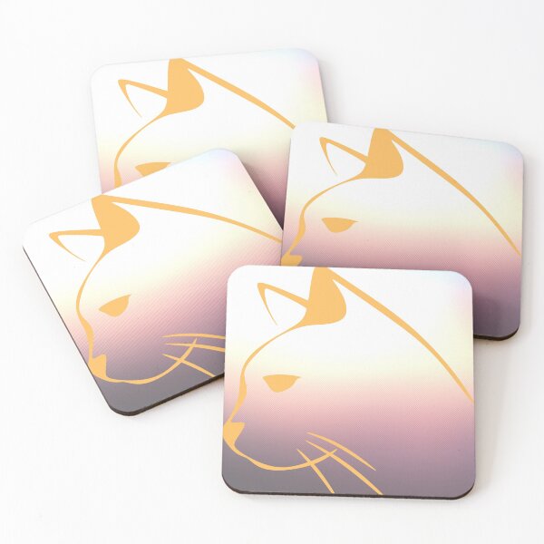 Item preview, Golden Cat with gradient background  designed and sold by timg58.