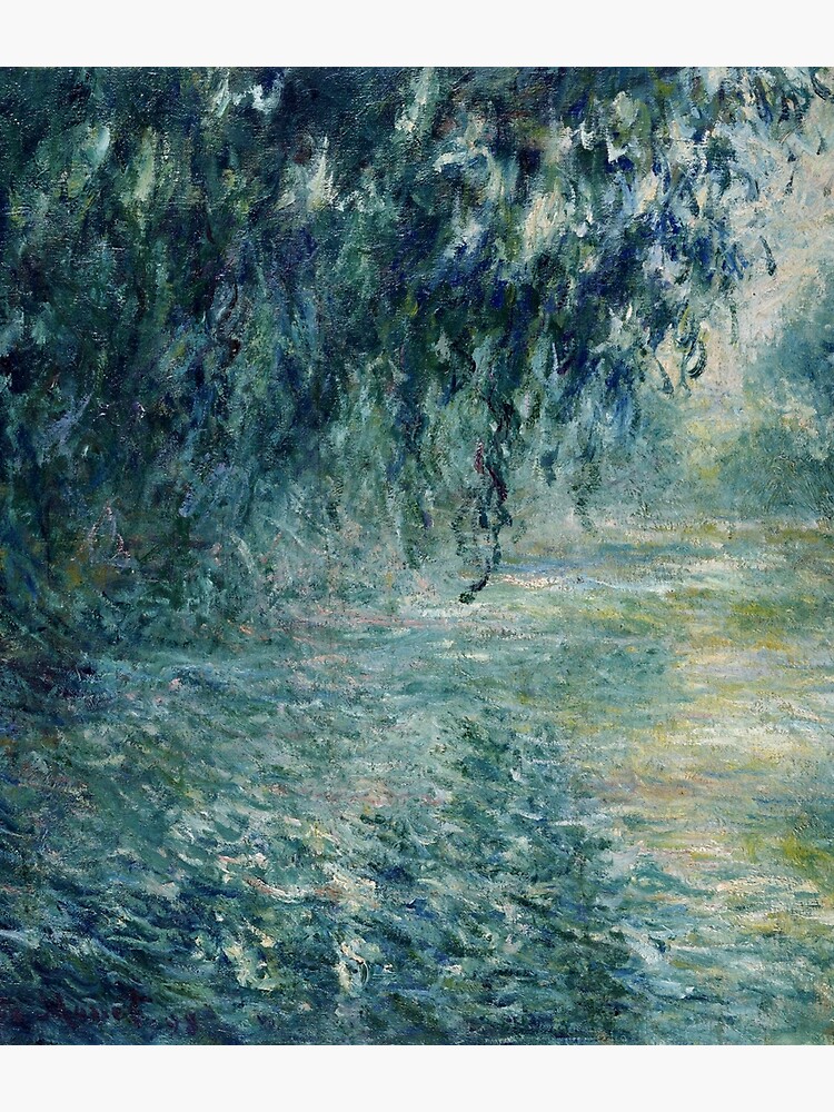 Monet Morning on the Seine Fine Art by bragova