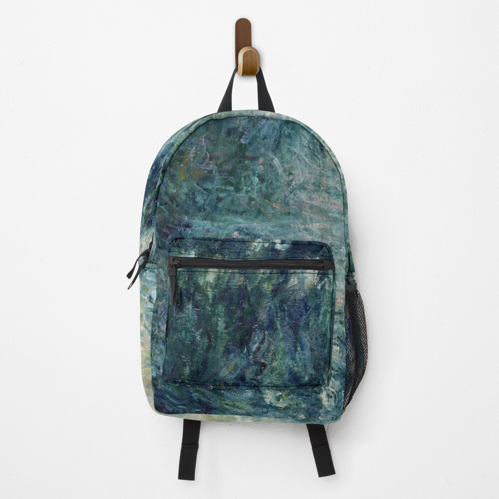 Monet Morning on the Seine Fine Art Backpack