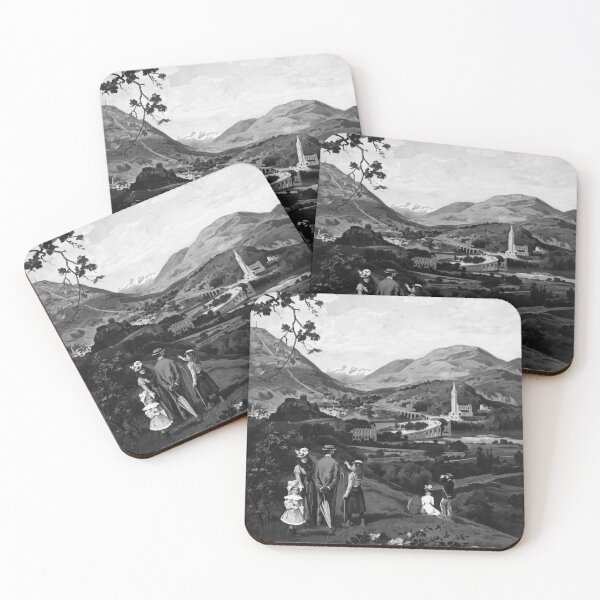 Item preview, Lourdes Noire vintage travel poster designed and sold by stickart-marek.