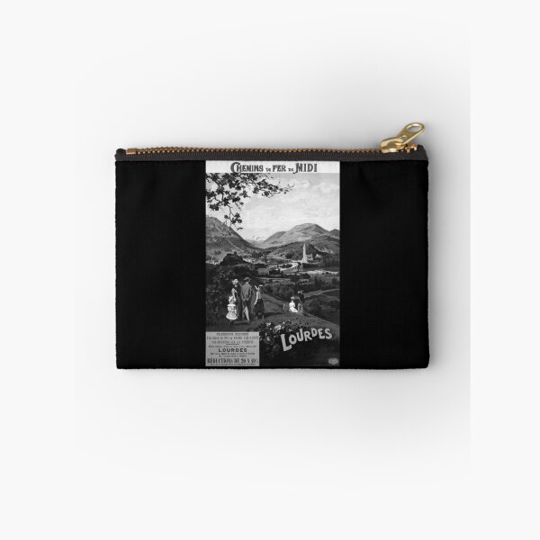Item preview, Lourdes Noire vintage travel poster designed and sold by stickart-marek.