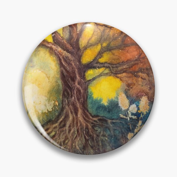 Item preview, Autumn magical landscape designed and sold by Red Witch Art.