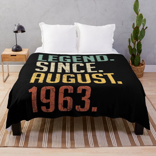 Item preview, Legend Since August 1963 57th Birthday Gift 57 Years Old Vintage August 1963 designed and sold by Takatv.