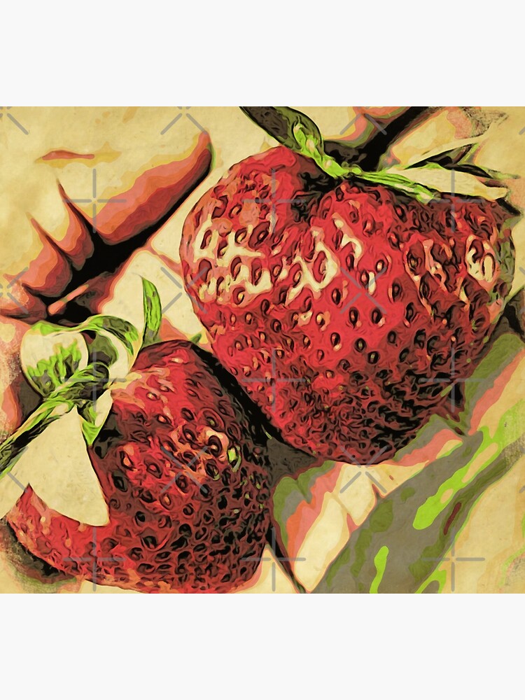Strawberry Season - Fruit Lover Gift - Art Photography by OneDayArt
