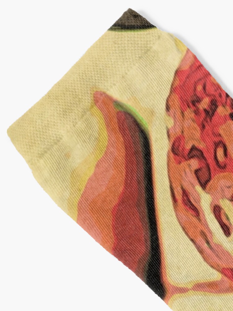 Alternate view of Strawberry Season - Fruit Lover Gift - Art Photography Socks
