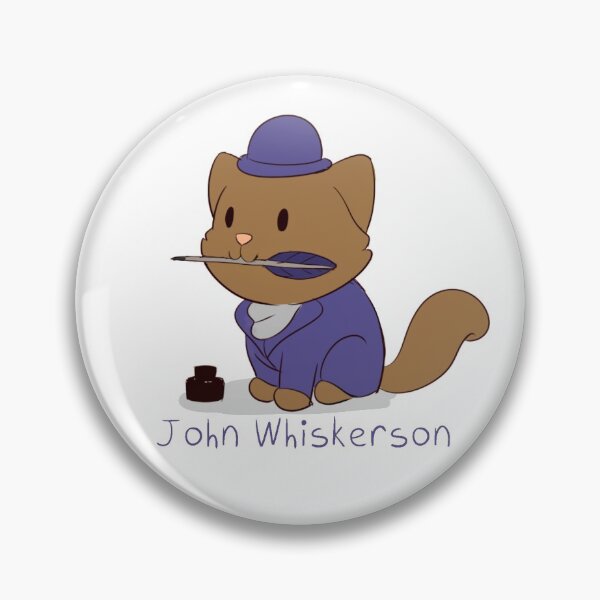 Artikelvorschau, John Watson Cat Wortspiel entworfen und verkauft von MellowArtStuff.