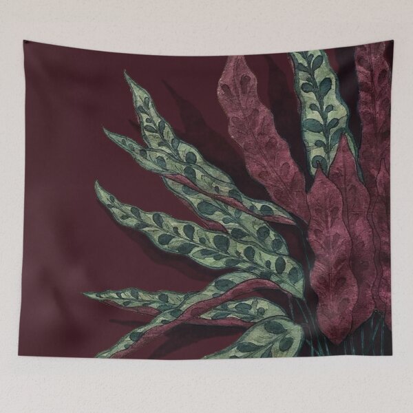 Item preview, Calathea lancifolia Watercolor designed and sold by JHermanRussell.