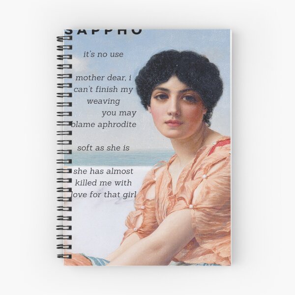 Item preview, Sappho quote designed and sold by ellabycab.