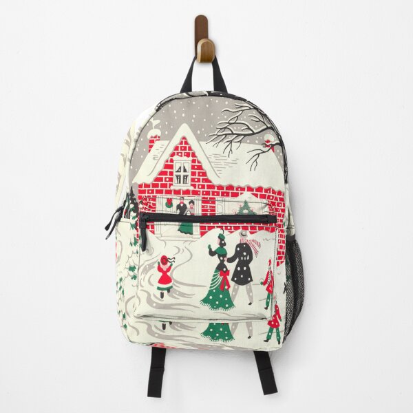 Item preview, ugliest cottage village country christmas winter wonderland designed and sold by LEILA ART SPACE.