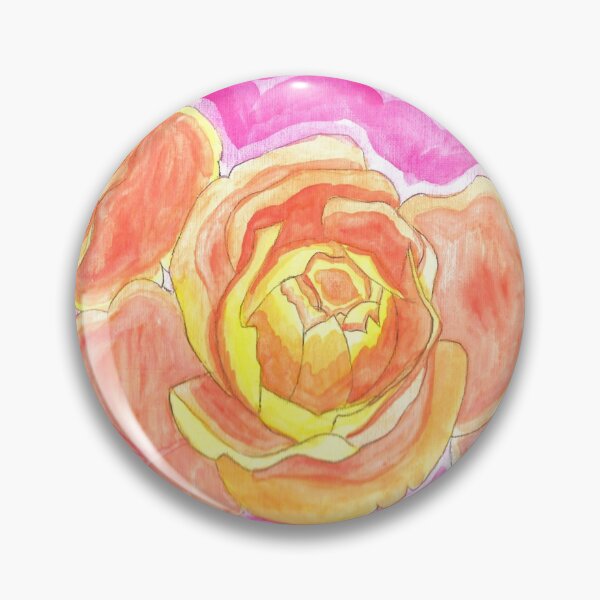 Item preview, Orange Roses Watercolor designed and sold by The Rage Garden.